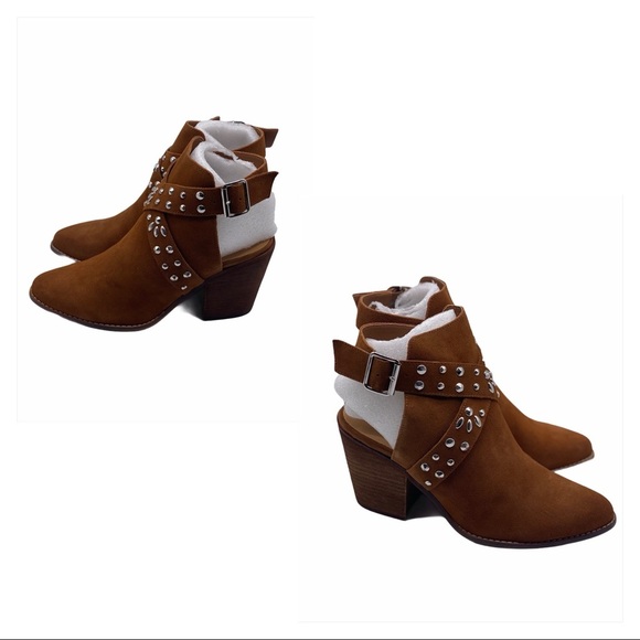 CHINESE LAUNDRY NIB Rusty Brown Small Town Booties - Picture 6 of 16